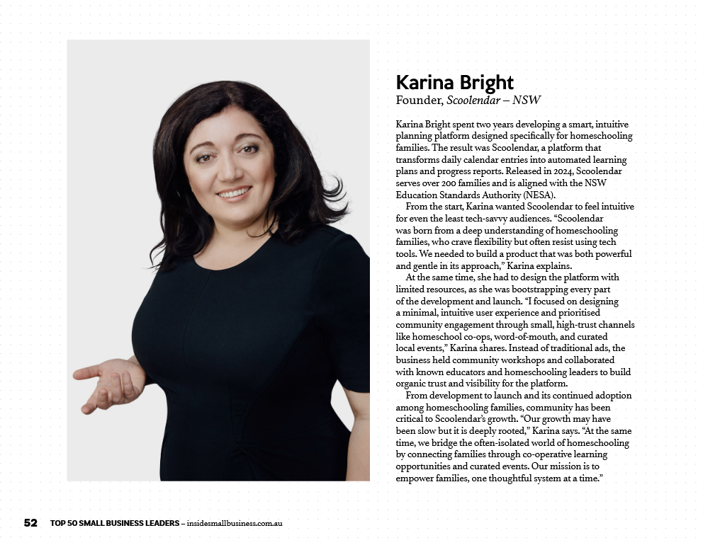 Top 50 Small Business Leaders 2025 in Australia